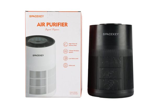 Spacekey Air Purifiers for Home Large Room 1200 sq ft, High CADR H13 True HEPA  Air Filter Cleaner Odor Eliminators for Allergies Pets Dander Wildfire Smoke PM2.5 Dust Pollen,Filter Indicator