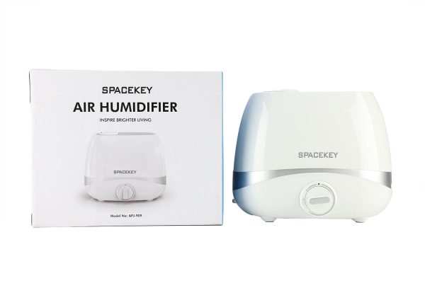 Spacekey Cool Mist Humidifier, 2-in-1 Top Fill Humidifier for Bedroom Large Room Baby Home, 4L Essential Oil Diffuser, Adjustable Mist Output, Auto Shut Off, Night Light