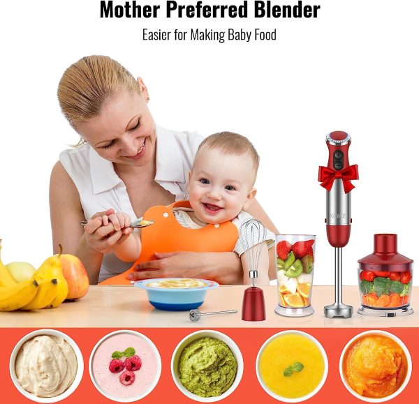 KOIOS HB-2052 1000W 5-in-1 Multifunctional Immersion Hand Blender
