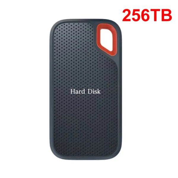 Portable E60 1TB 2TB 256TB USB 3.1 Mobile SSD External Hard Drive - Ideal Storage Solution for Laptop, PS5, and Mobile Devices - High-Performance HDD Storage Disk