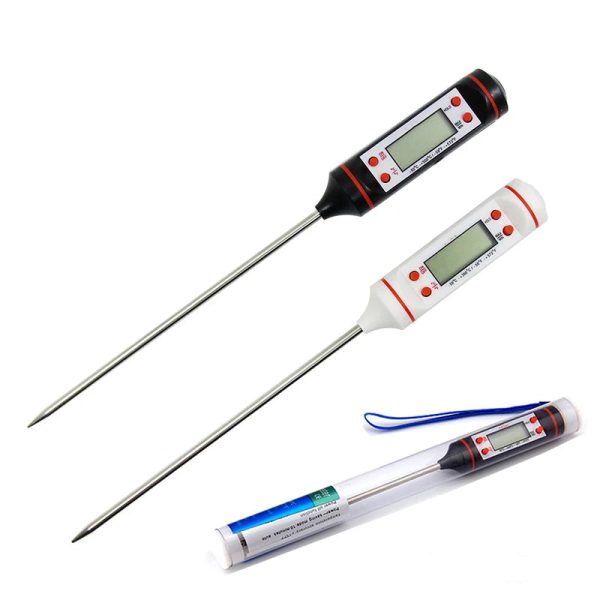 Multi-Use Kitchen BBQ Thermometer - Perfect for Meat, Water, Oil, Cake, Candy - Ideal for Grilling, Frying, Baking, Household Oven Use